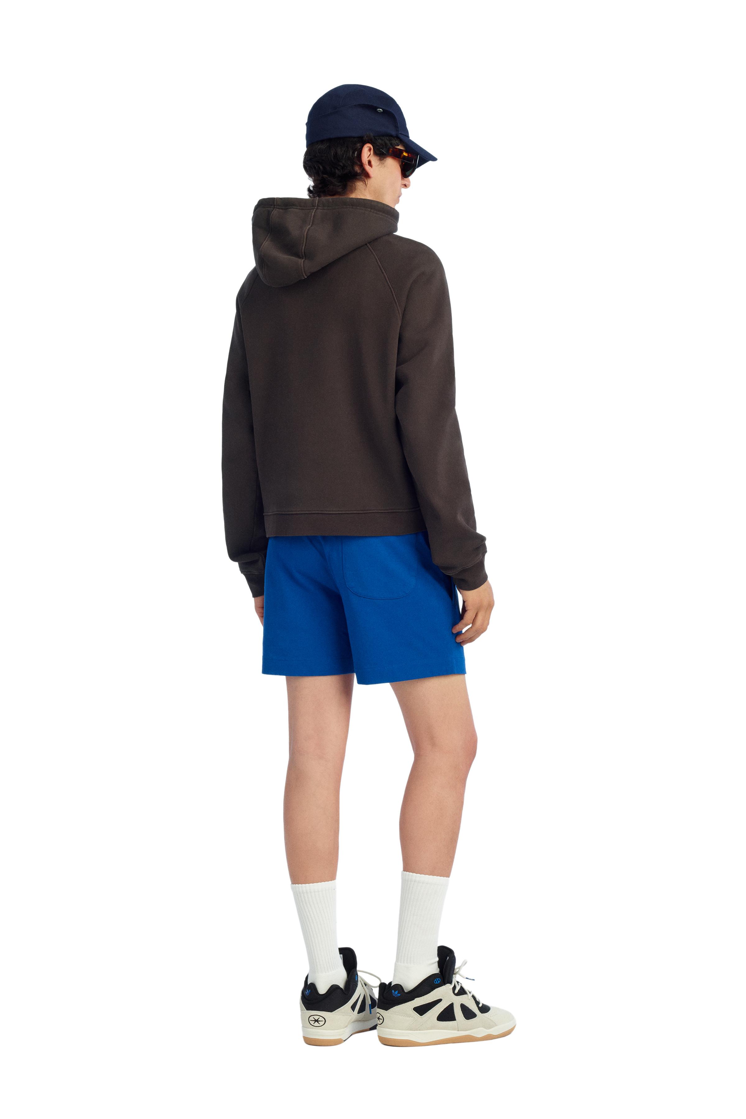SHORT EN COTON À TAILLE PLISSÉE